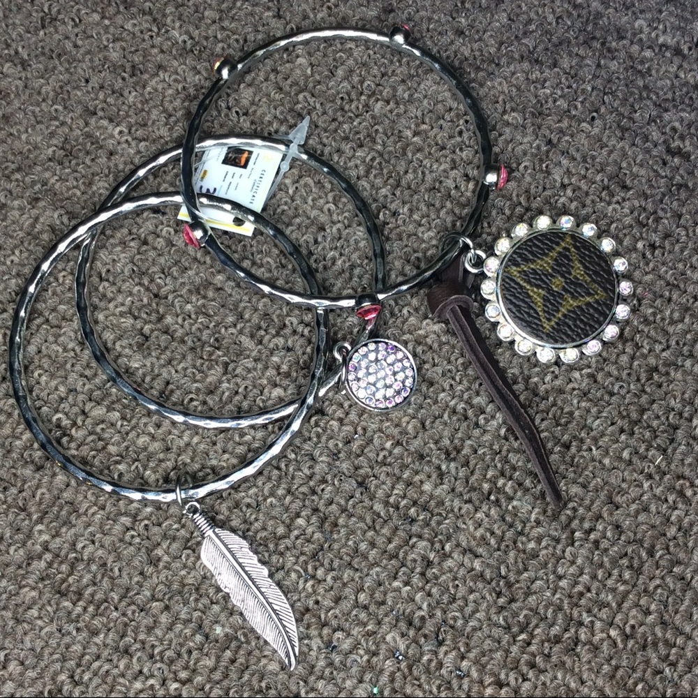 Upcycled Bangle Set